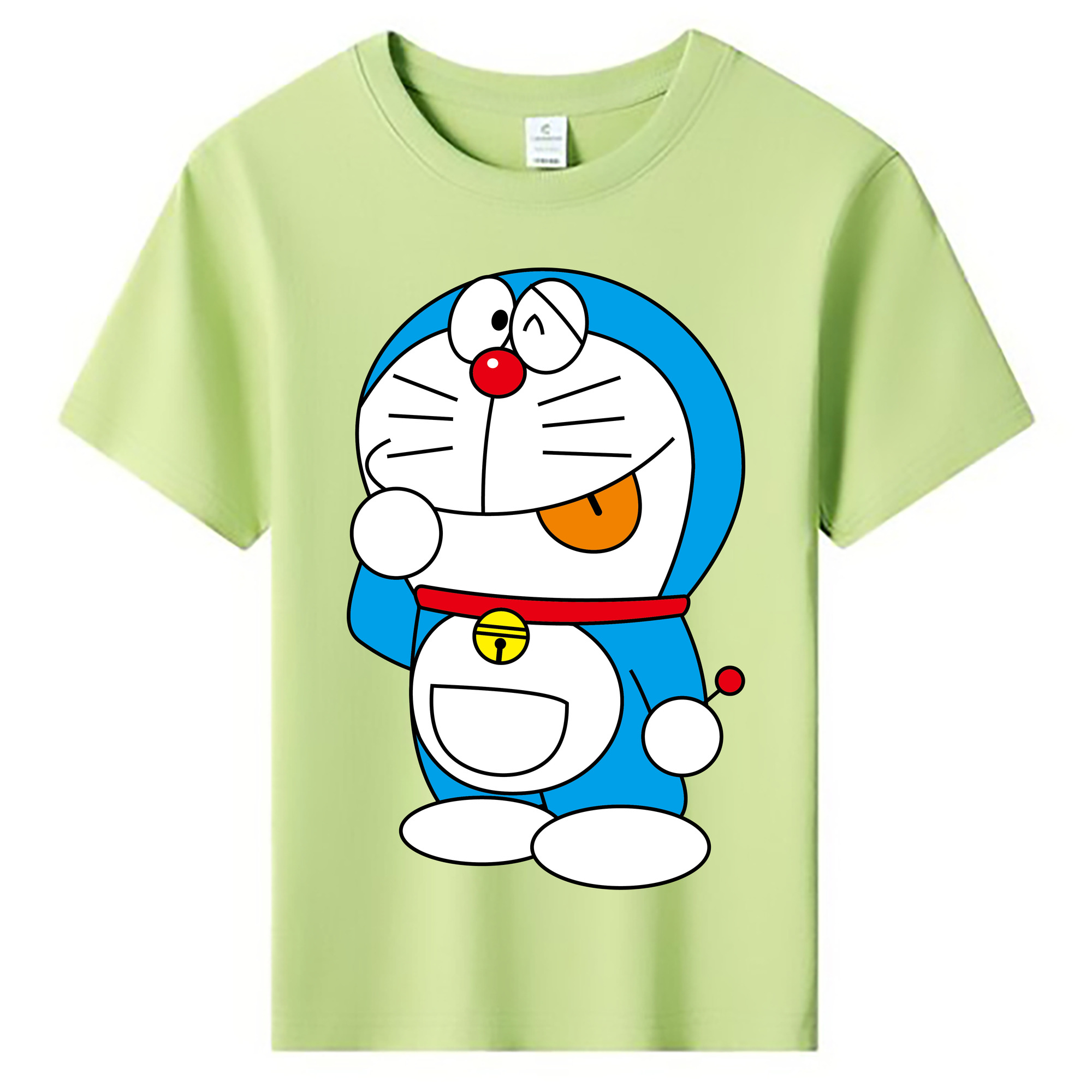 （画像用） ドラえもん Doraemon 綿100％キッズTシャツ（フロントプリント）